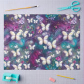 Papier Mousseline Une série mystique de papillons 4 (Artisanat)