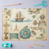 Papier Mousseline Une série nautique merdique 14 (Artisanat)