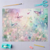 Papier Mousseline Une série Whimsical Butterfly Design 4 (Artisanat)