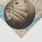 Papier Mousseline Une Shabby Chic série nautique Design 10 (Détail)