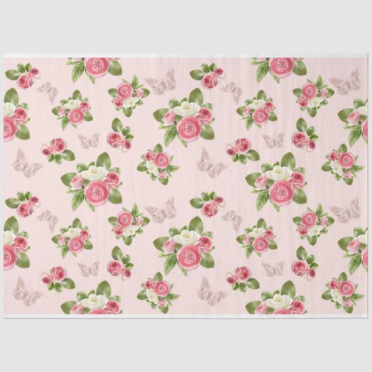 Papier Mousseline Une Shabby Chic Series Design 10 (Recto)