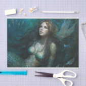 Papier Mousseline Une sirène dans l'océan (Artisanat)