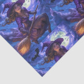 Papier Mousseline Une sorcière d'Halloween amusante (Détail)