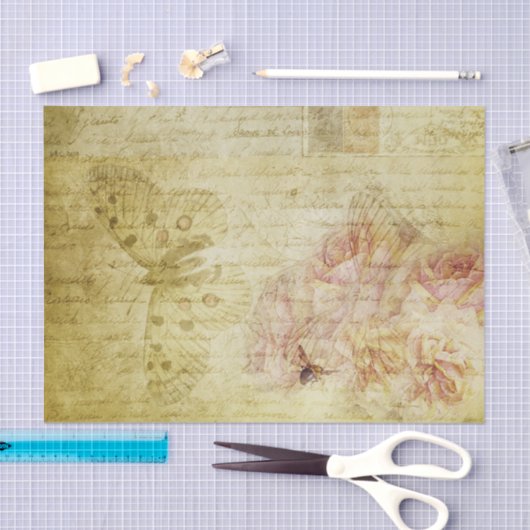 Papier Mousseline Une vie victorienne sereine (Artisanat)