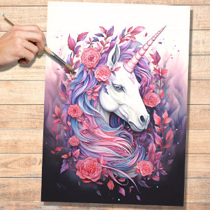 Papier Mousseline Unicorn 10 Document de découpage