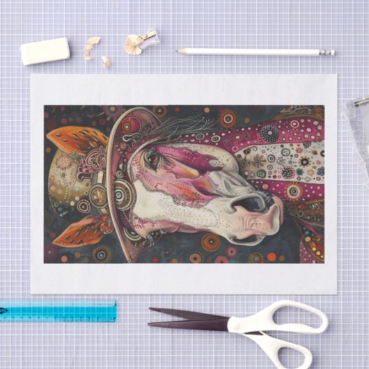Papier Mousseline Unicorn Lyfe7 (Artisanat)