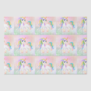 Papier Mousseline Unicorn magique volant cheval magique licornes vol