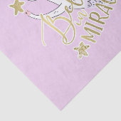 Papier Mousseline Unicorn Mermaid Moderne tendance croire en Miracle (Détail)