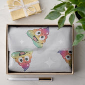 Papier Mousseline Unicorn poop motif coloré (Cadeau)