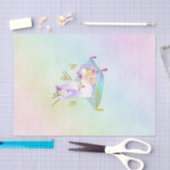 Papier Mousseline Unicorn Princesse Iridescente Rainbow Pastel Party (Artisanat)