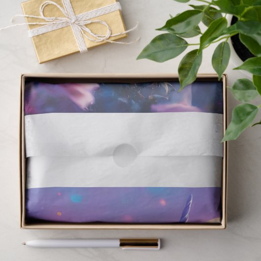 Papier Mousseline Unicorn Rose (Cadeau)