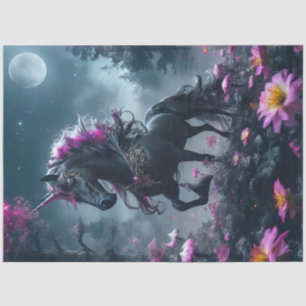 Papier Mousseline Unicorne foncée