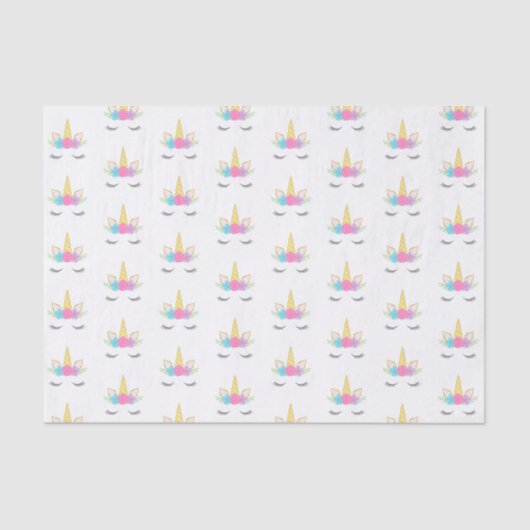 Papier Mousseline Unicorne magique (Recto)
