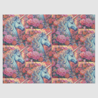 Papier Mousseline Unicorne MAGIQUE Enfants d'anniversaire