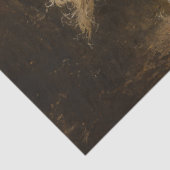 Papier Mousseline Unicorne Qui Traverse La Peinture Forestière (Détail)