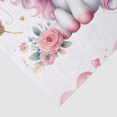 Papier Mousseline Unicorne rose (Détail)