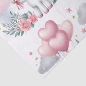 Papier Mousseline Unicorne rose (Détail)