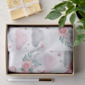 Papier Mousseline Unicorne rose (Cadeau)