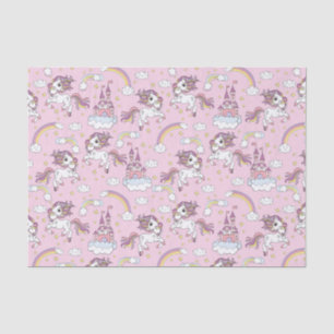 Papier Mousseline Unicornes dansantes