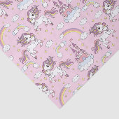 Papier Mousseline Unicornes dansantes (Détail)