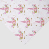 Papier Mousseline Unicornes en fleurs (Détail)