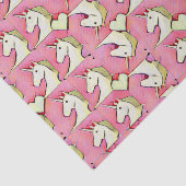 Papier Mousseline Unicornes et coeurs (Détail)