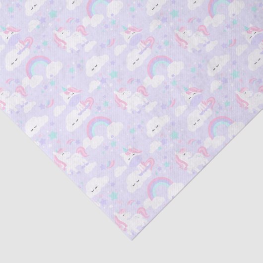 Papier Mousseline Unicorns & Rainbows (Détail)