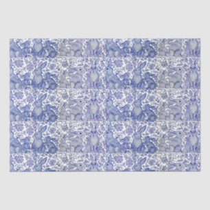 Papier Mousseline Unique Lapin Bleu Lapin Motif animal Floral