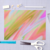 Papier Mousseline Unique tendance Rose bleu vert vert vert abstrait (Artisanat)