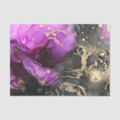 Papier Mousseline Unique violet noir or Abstrait (Recto)