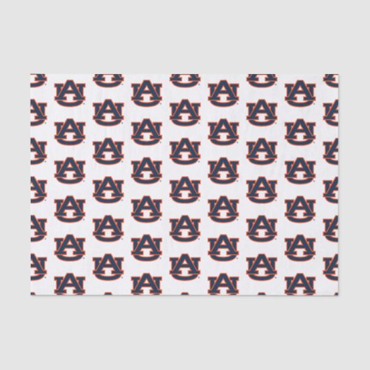 Papier Mousseline Université d'Auburn | Auburn UA Logo (Recto)