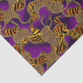 Papier Mousseline Urban Baroque Gold Chains Animal Print (Détail)