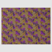 Papier Mousseline Urban Baroque Gold Chains Animal Print (Recto)