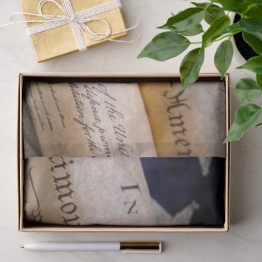 Papier Mousseline US Founding Documents (Cadeau)