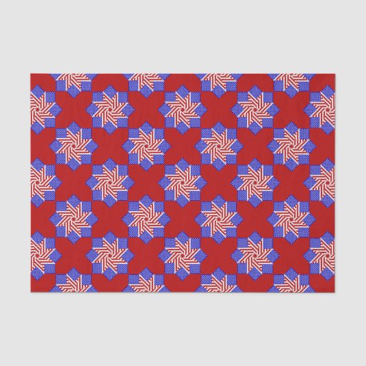 Papier Mousseline USA Drapeau-Teabag Folding s8r-TISSUE WRAPPER PAPI (Recto)
