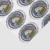 Papier Mousseline Vacances à cheval islandais Astrid (Détail)