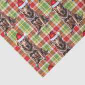 Papier Mousseline Vacances avec Chocolat Lab chien Noël (Détail)