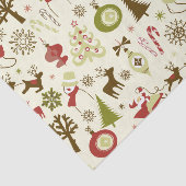 Papier Mousseline Vacances de fête de Noël (Détail)