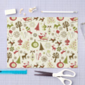 Papier Mousseline Vacances de fête de Noël (Artisanat)