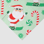 Papier Mousseline Vacances de Noël au ski (Détail)