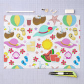 Papier Mousseline Vacances d'été (Artisanat)