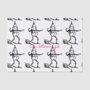 Papier Mousseline Vacances d'hiver Elf Gnome Thunder_Cove