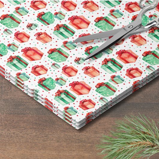 Papier Mousseline Vacances d'hiver Noël