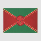 Papier Mousseline Vacances Elegance Red Bow (Recto)