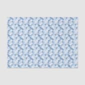 Papier Mousseline Vacances Motif Dusty Blue Check (Recto)