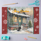 Papier Mousseline Vacances Noël belle collection tendance (Artisanat)