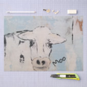 Papier Mousseline Vache à MOO (Artisanat)