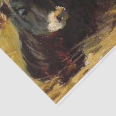 Papier Mousseline Vache allongée par Matilda Browne (Détail)