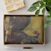 Papier Mousseline Vache allongée par Matilda Browne (Cadeau)