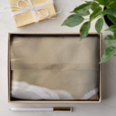 Papier Mousseline Vache blanche dans le dédécoupage de champ de ferm (Cadeau)